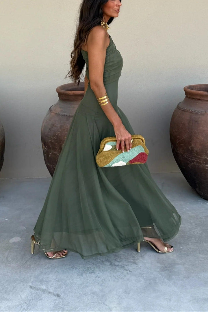 Aurélie | One-Shoulder Maxi Dress