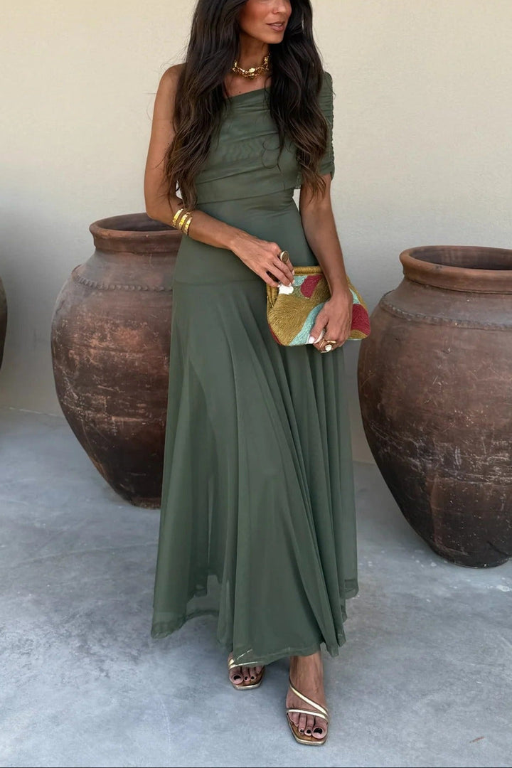 Aurélie | One-Shoulder Maxi Dress