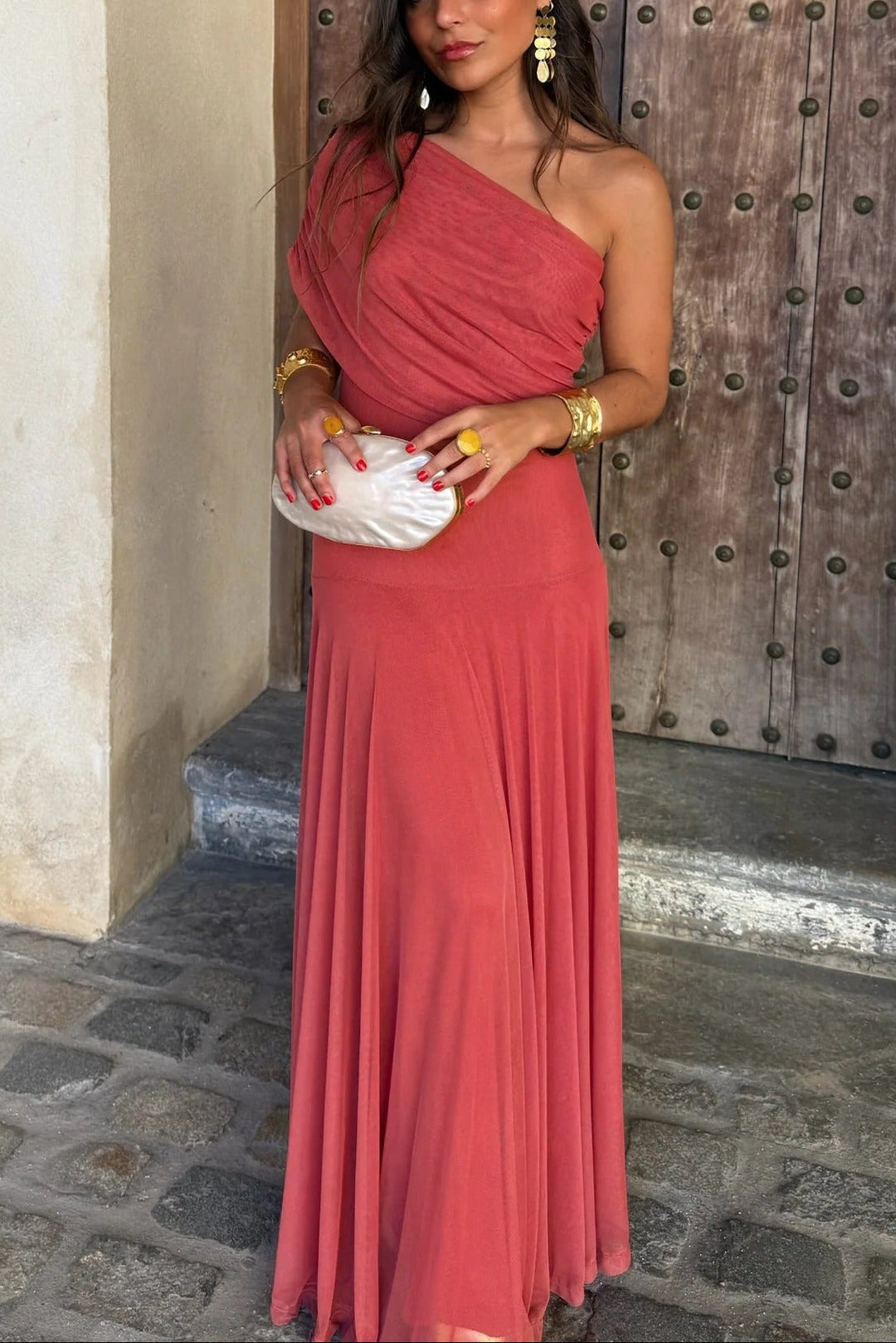 Aurélie | One-Shoulder Maxi Dress