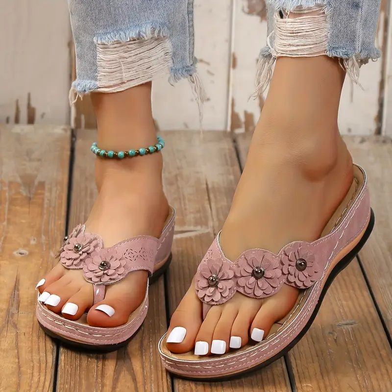 Juana | Orthopaedic Floral Sandals