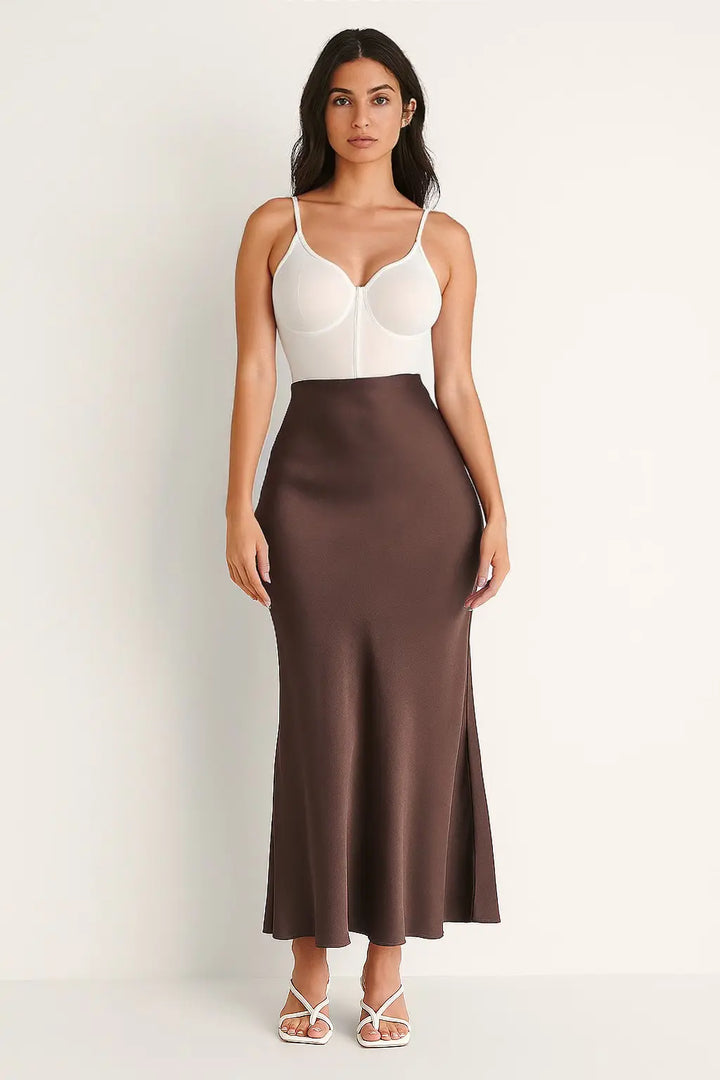 Muse – The Iconic Silky Midi Skirt