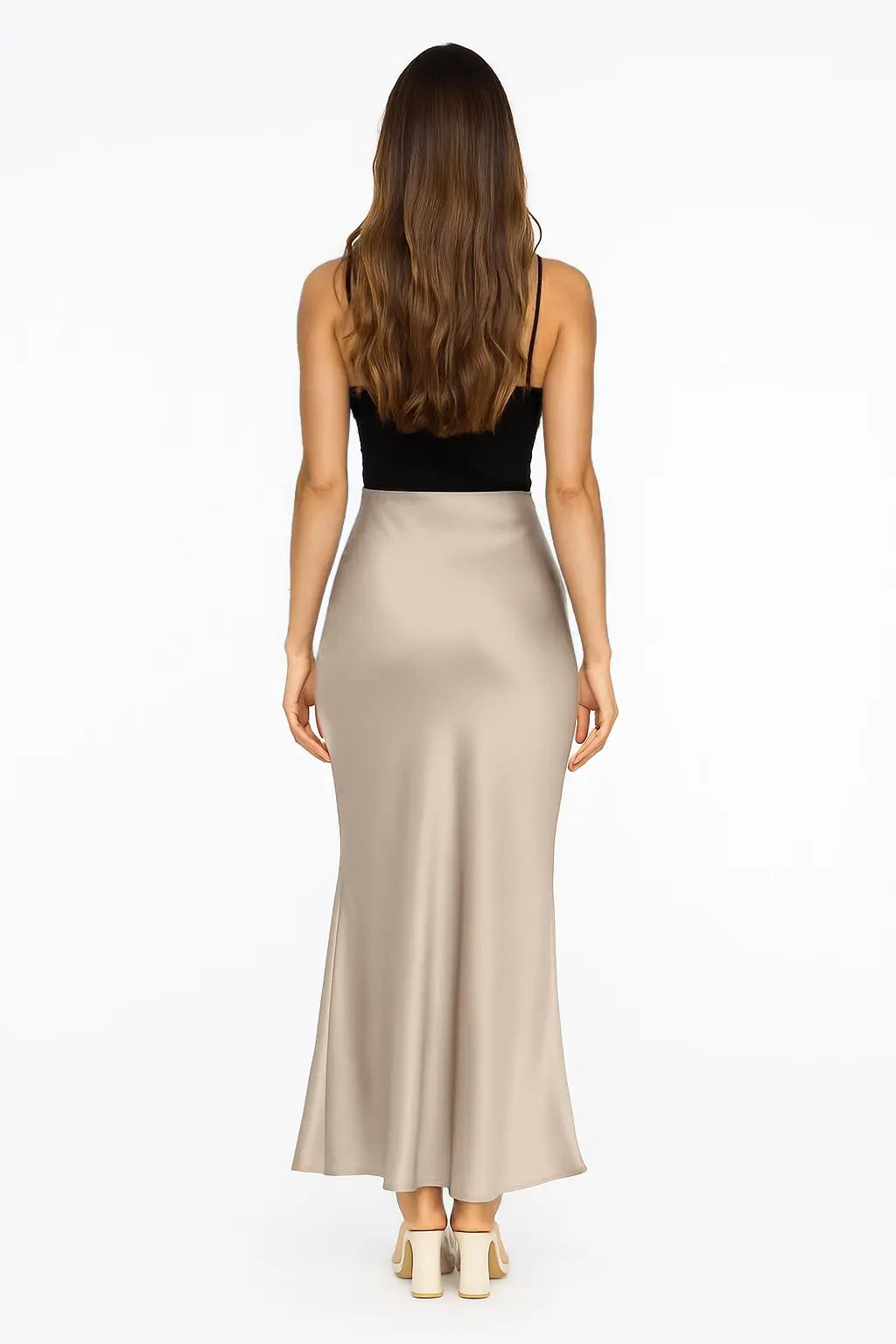 Muse – The Iconic Silky Midi Skirt