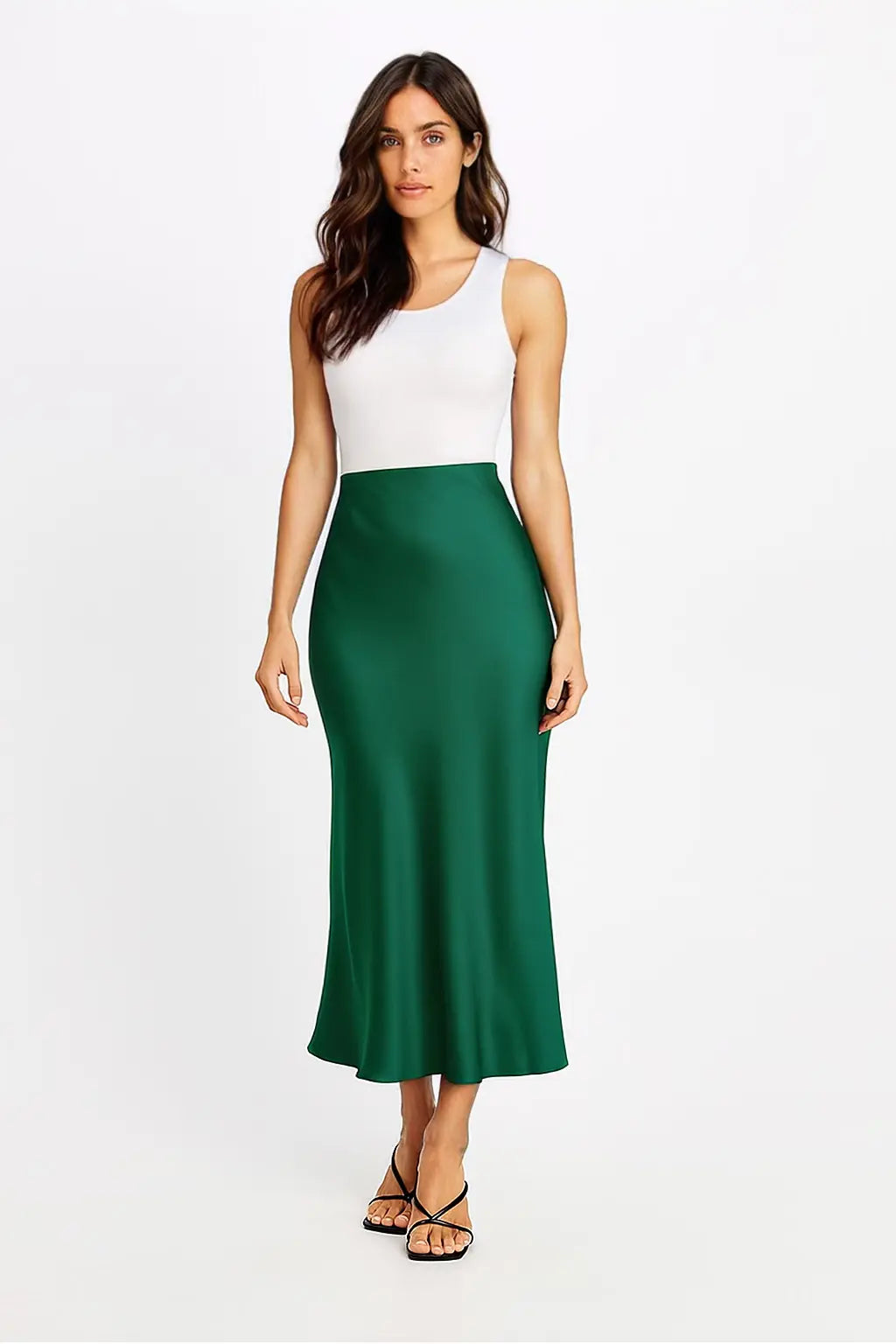 Muse – The Iconic Silky Midi Skirt