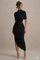 Lyra | Bodycon Maxi Dress- Black
