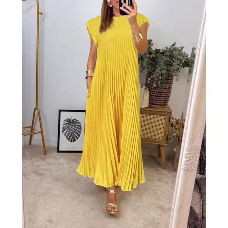 Lucille | Comfortable Pleated Dress