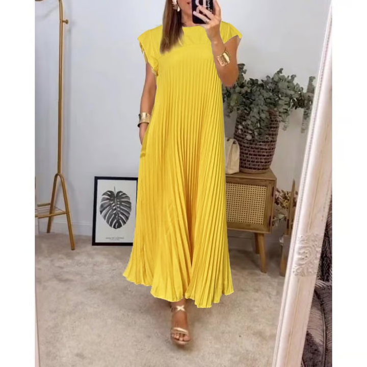Lucille | Comfortable Pleated Dress