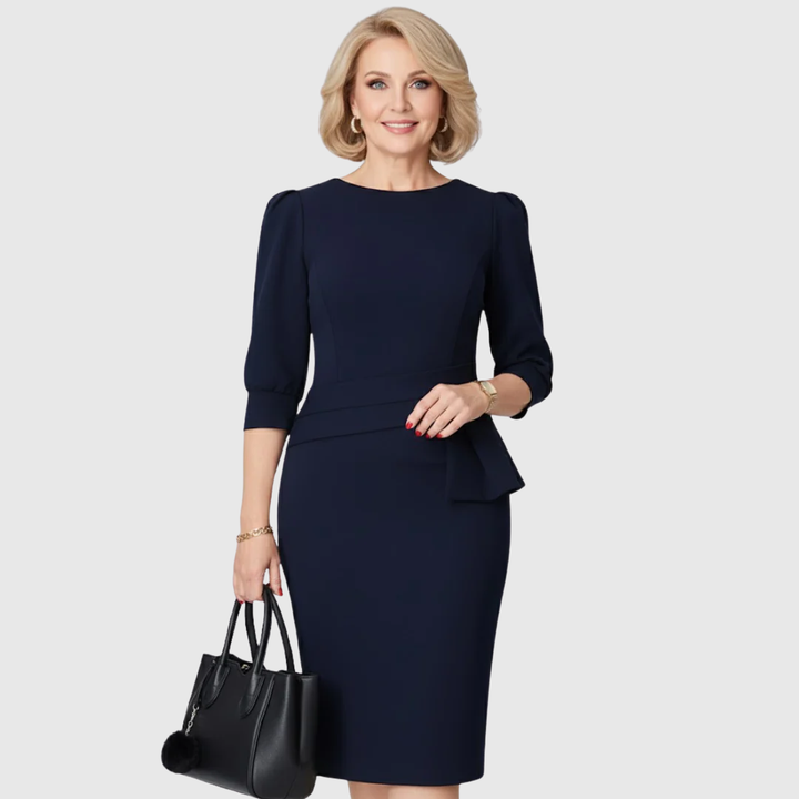 Evara | Ruffle Waist Dress