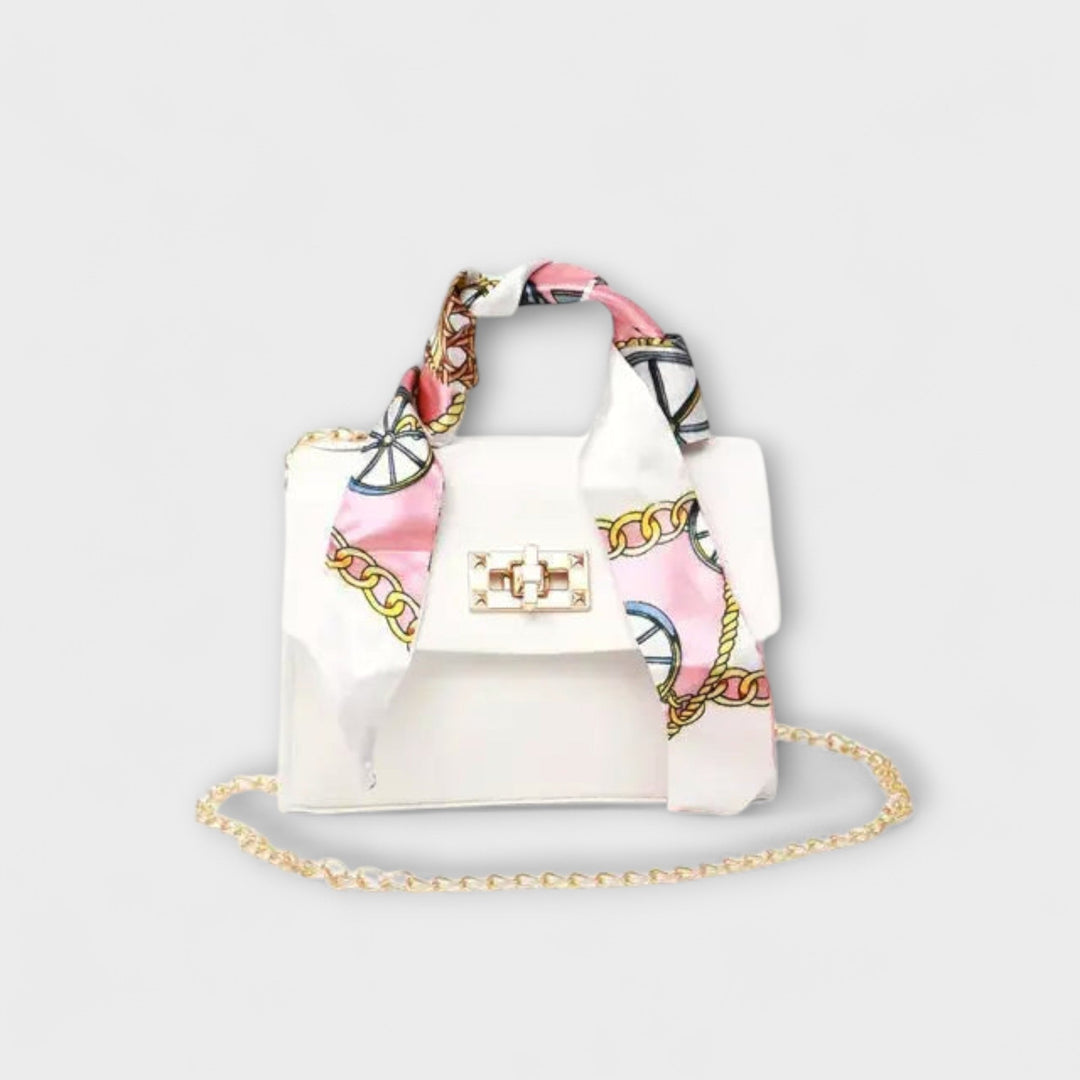 Celviera | Elegant Silk-Scarf Handbag