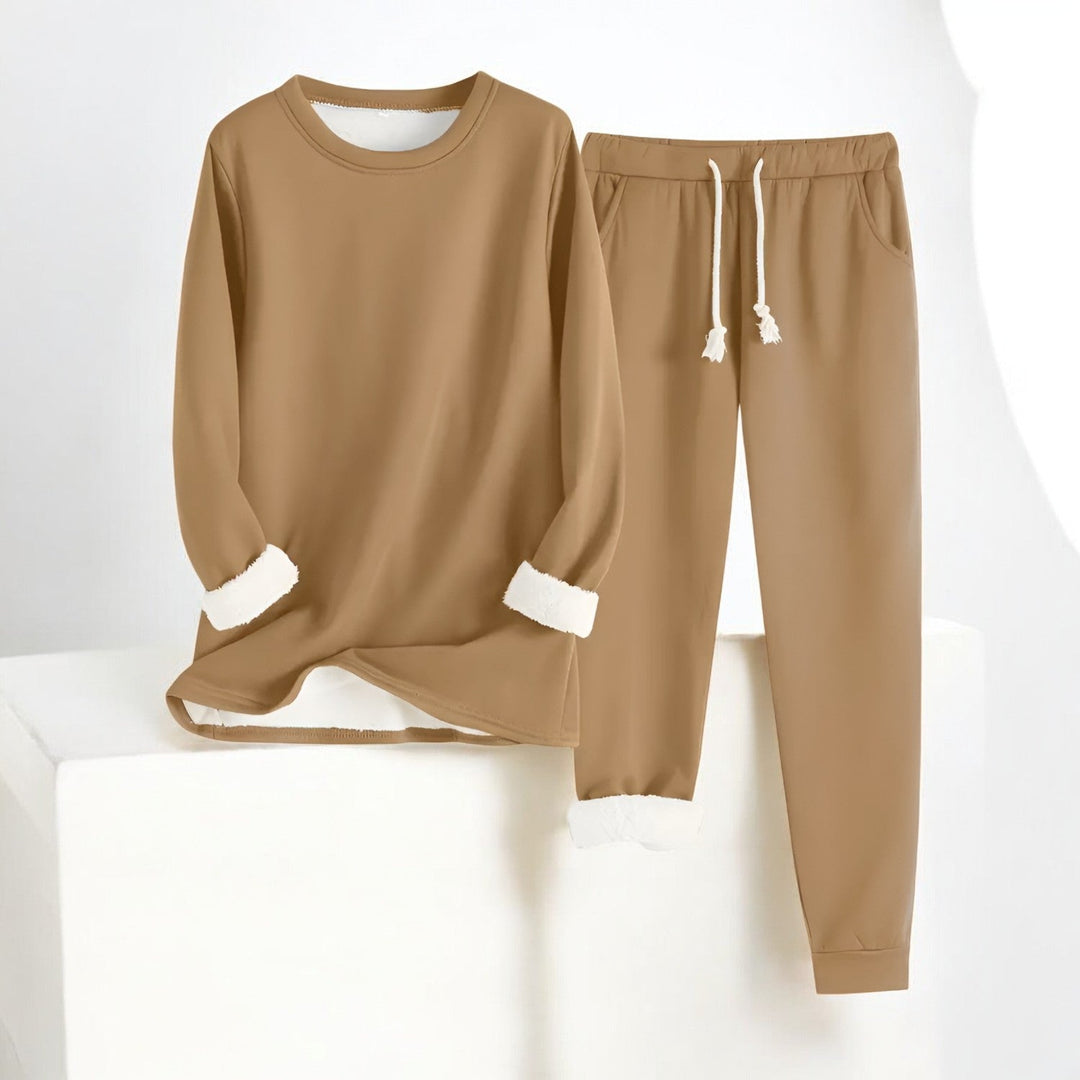 Mia | Fleece Thermal Lounge Set