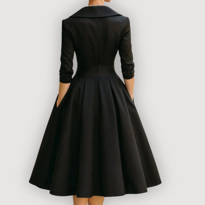 Leona - Timeless Elegance Midi Dress