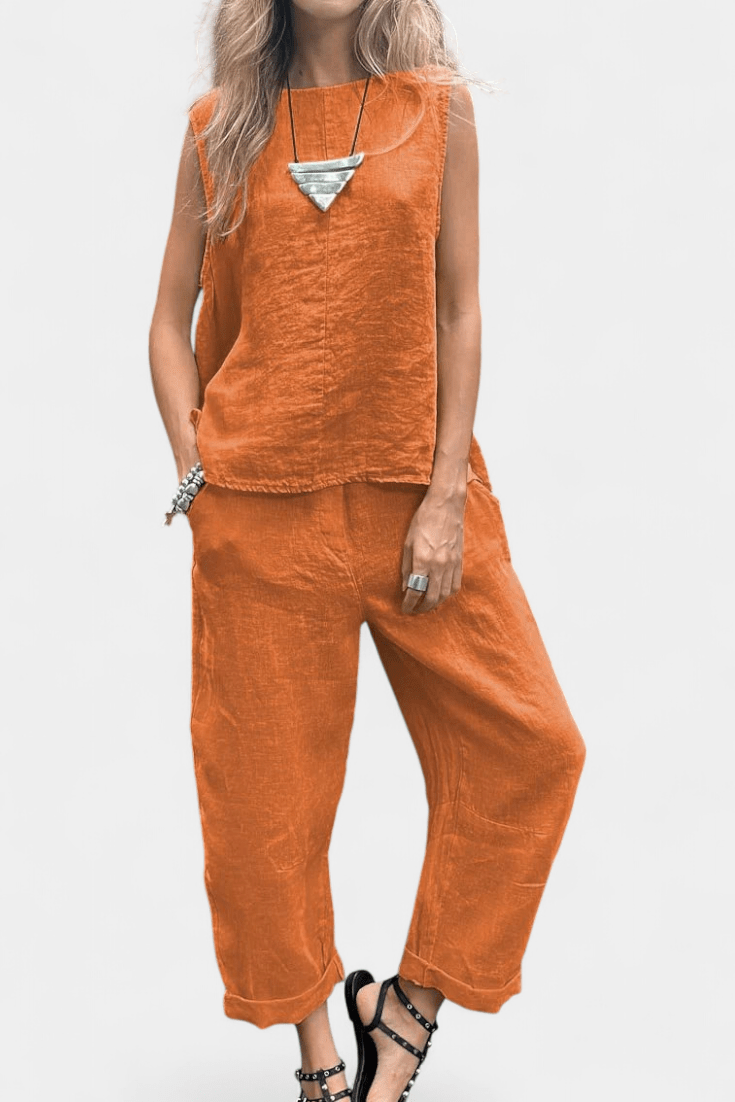 Leo | Minimalist Linen Set