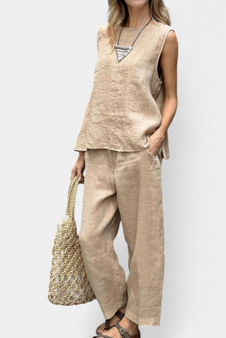 Leo | Minimalist Linen Set