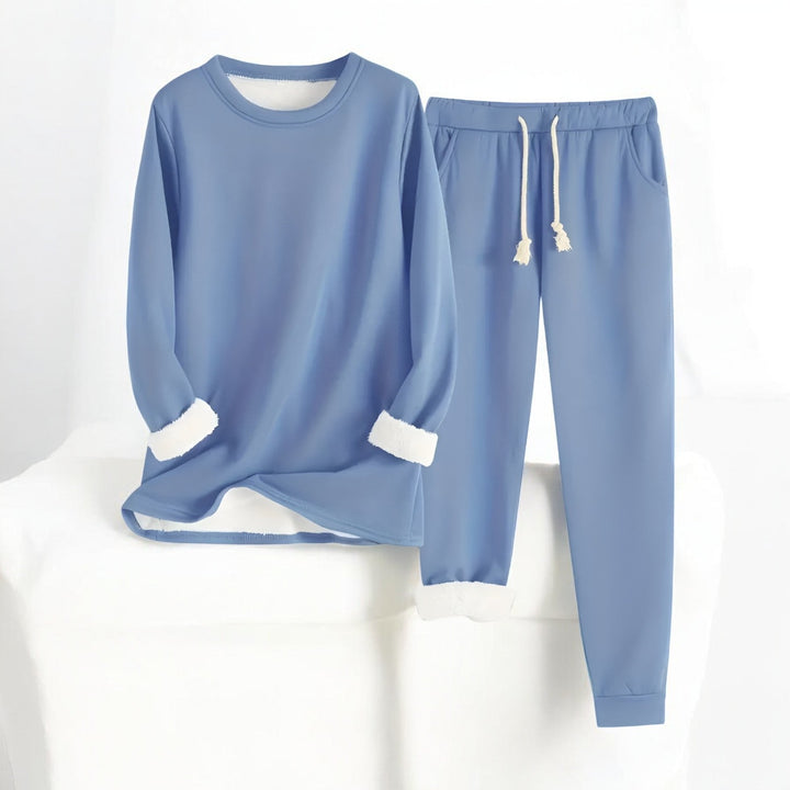 Mia | Fleece Thermal Lounge Set