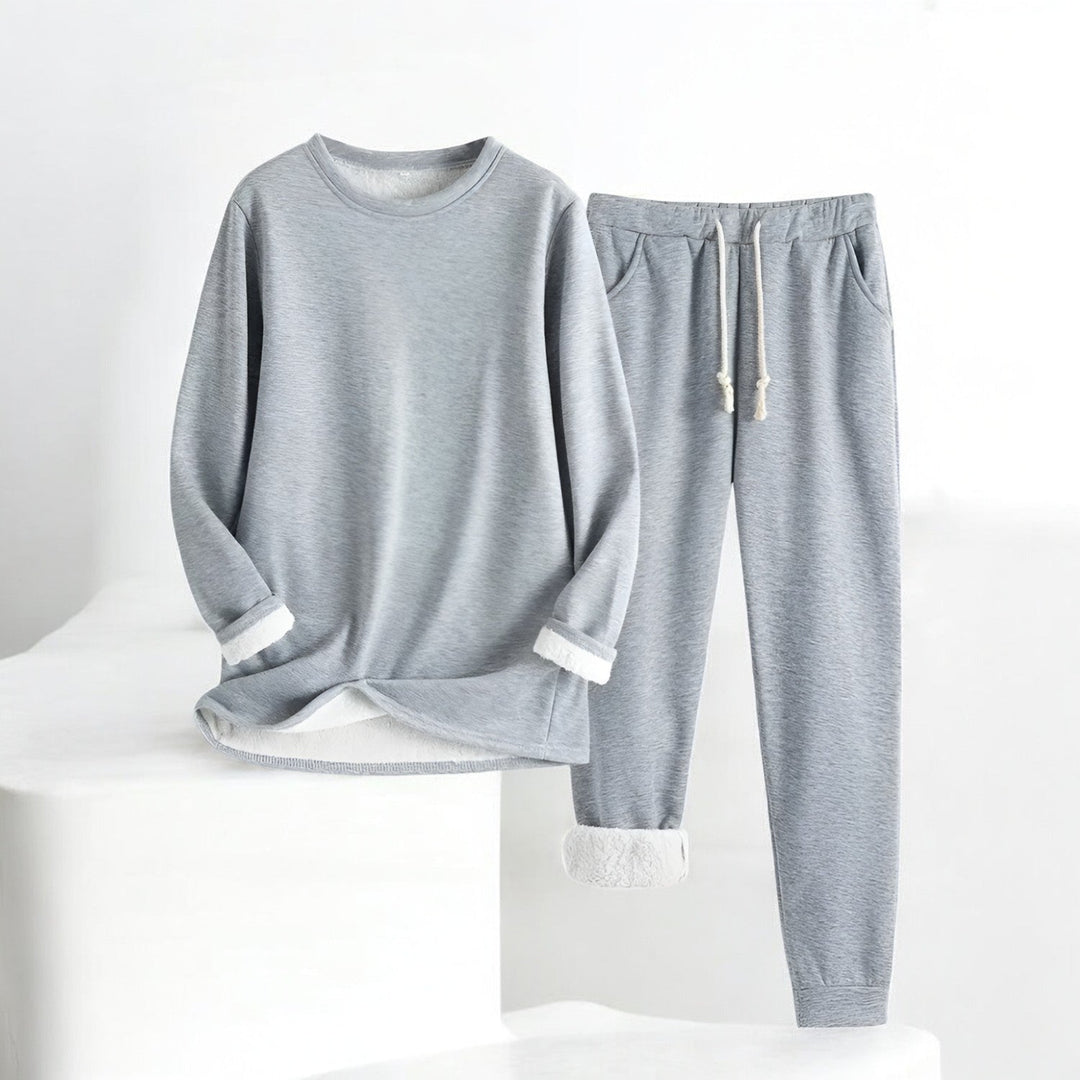 Mia | Fleece Thermal Lounge Set