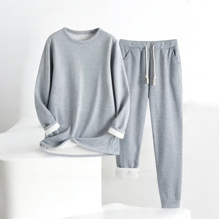 Mia | Fleece Thermal Lounge Set