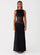 Airelle | Lace Detail Maxi Dress - Black