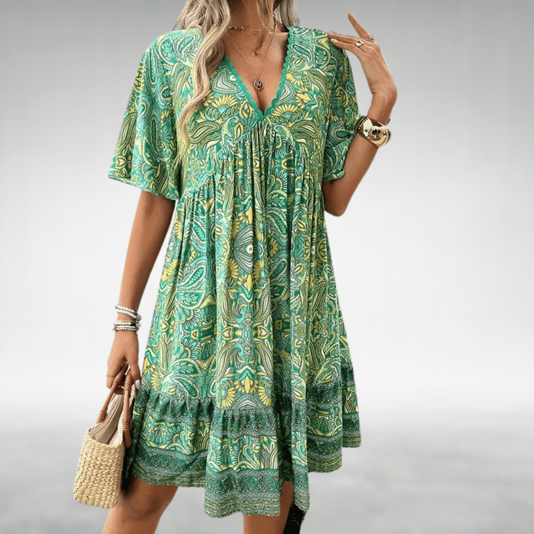 Mayamo | Boho Swing Summer Dress