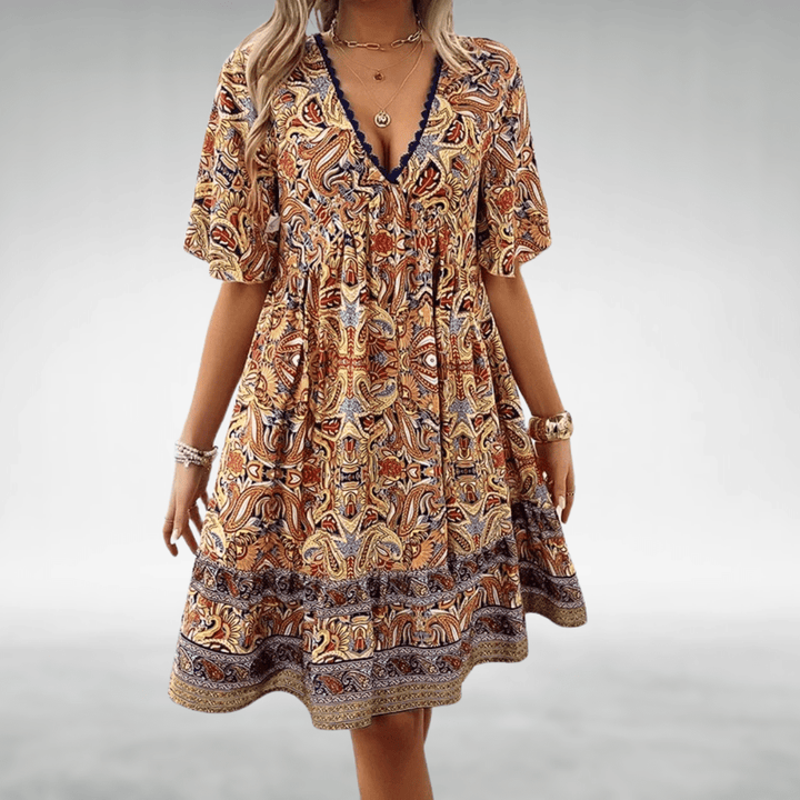 Mayamo | Boho Swing Summer Dress