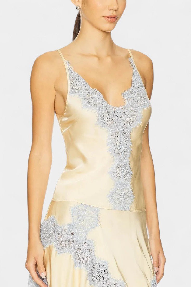 Mirren | Lace Top &amp; Midi Skirt