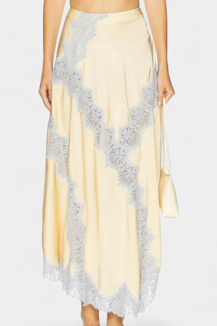 Mirren | Lace Top &amp; Midi Skirt