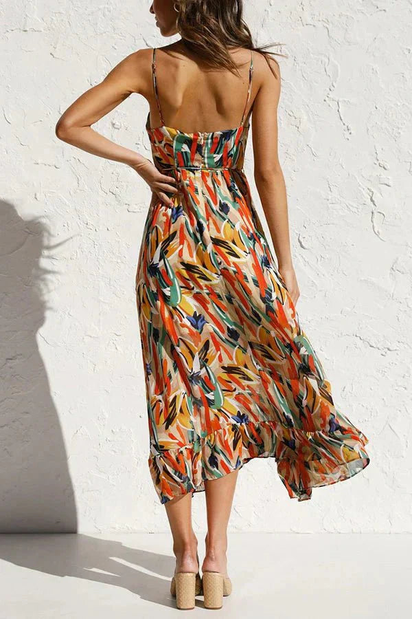 Misty | Vibrant Summer Midi Dress