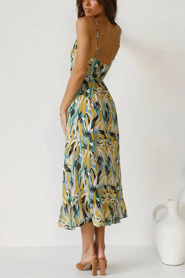 Misty | Vibrant Summer Midi Dress