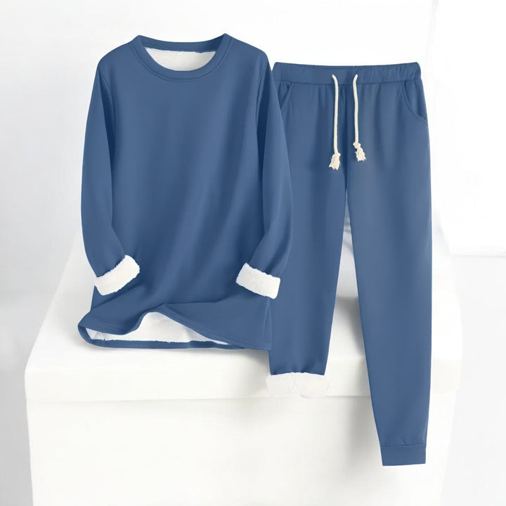 Mia | Fleece Thermal Lounge Set
