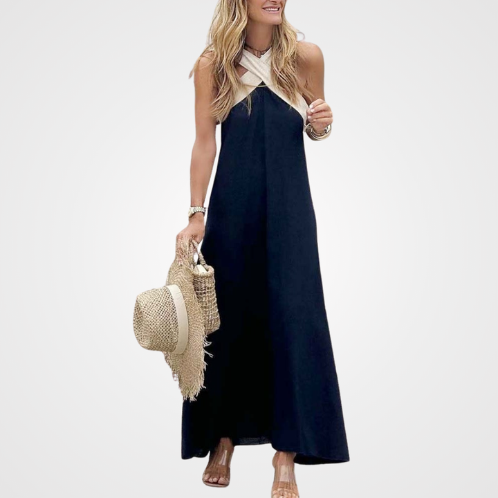 Calira | Cross-Neck Summer Dress