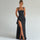 Seraya | Open Back Slip Maxi Dress - Grey