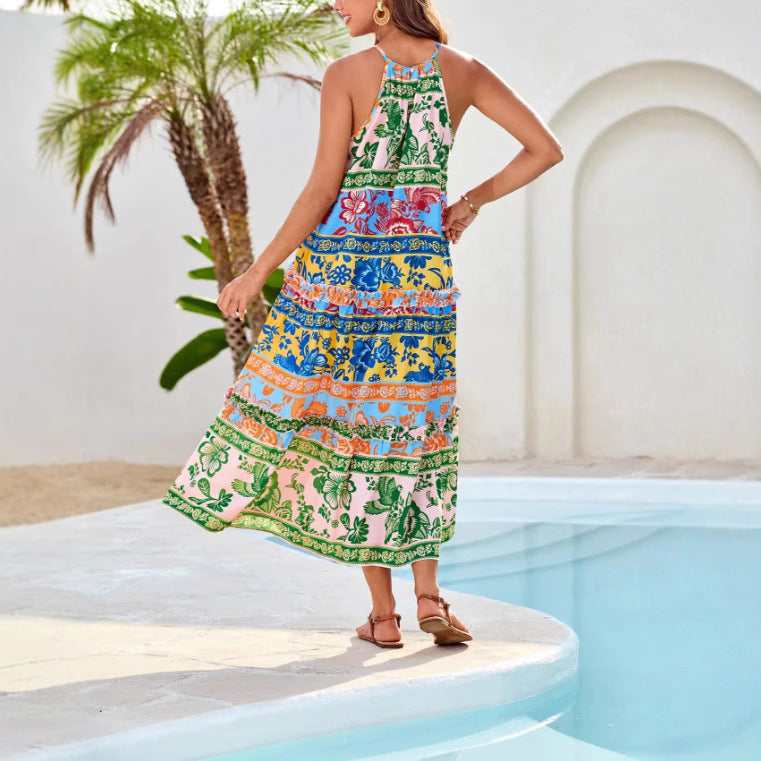 Hadley | Flowing Boho Midi Dress