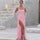 Seraya | Open Back Slip Maxi Dress - Pink