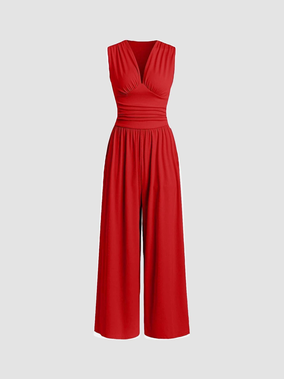 Charity | Sleeveless Wide-Leg Jumpsuit