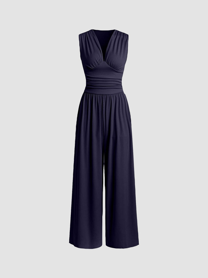 Charity | Sleeveless Wide-Leg Jumpsuit