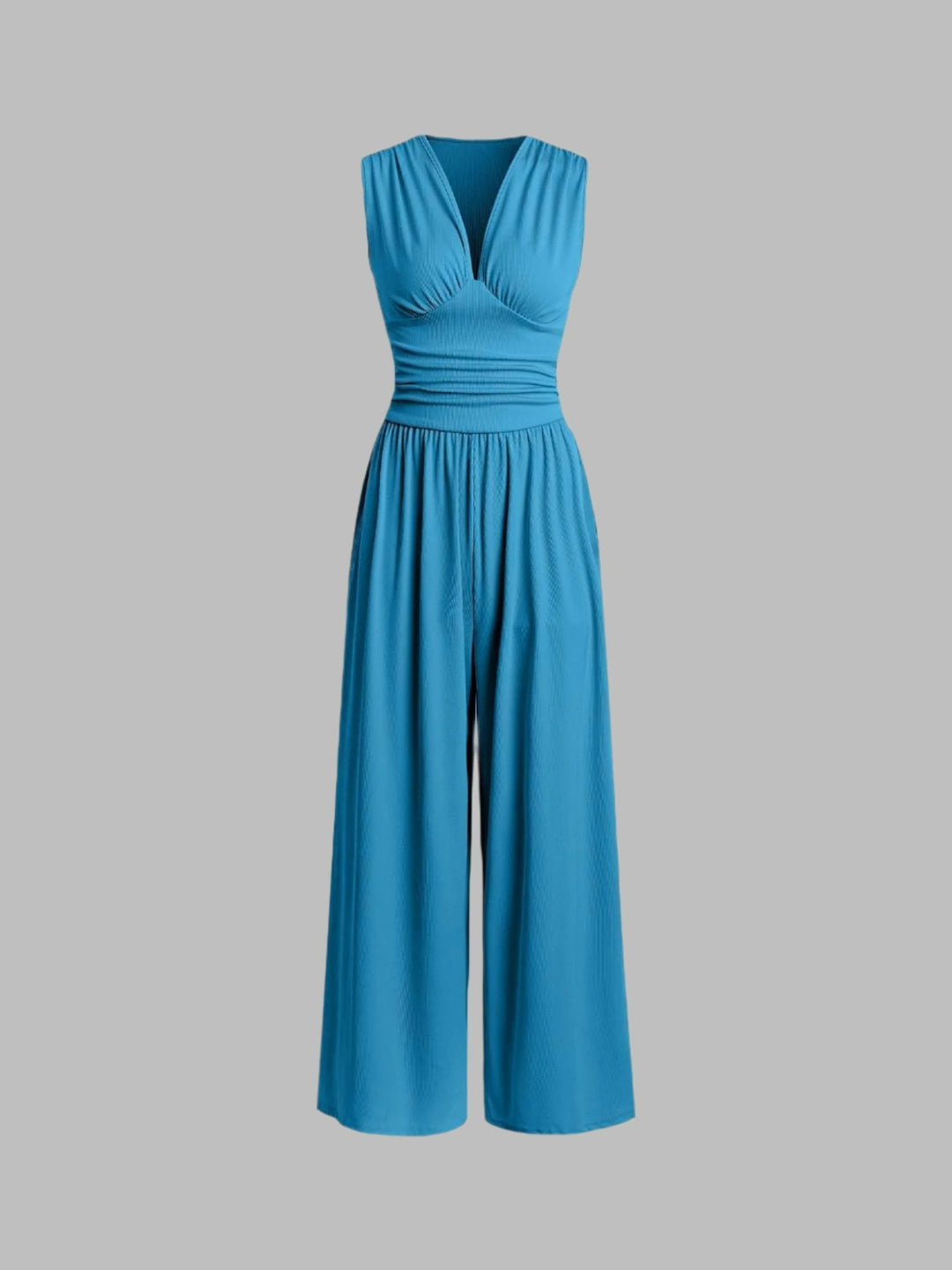 Mutya | Sleeveless Wide-Leg Jumpsuit