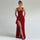 Seraya | Open Back Slip Maxi Dress - Red