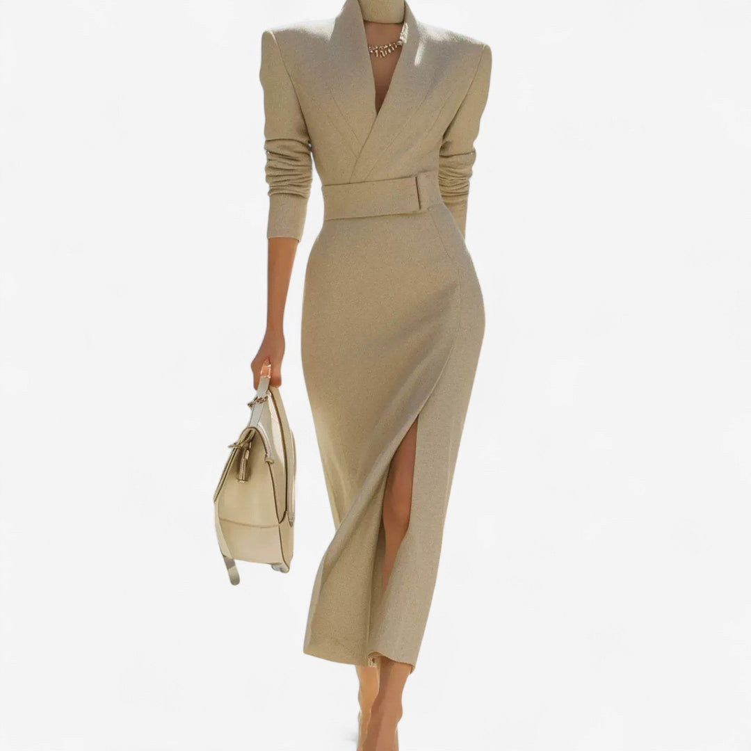 Adele - Structured Elegance Dress