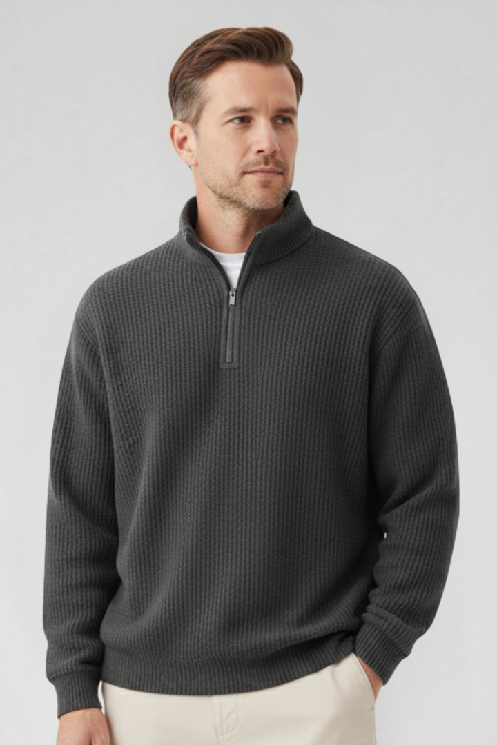 Harrison - Premium Quarter-Zip Sweater