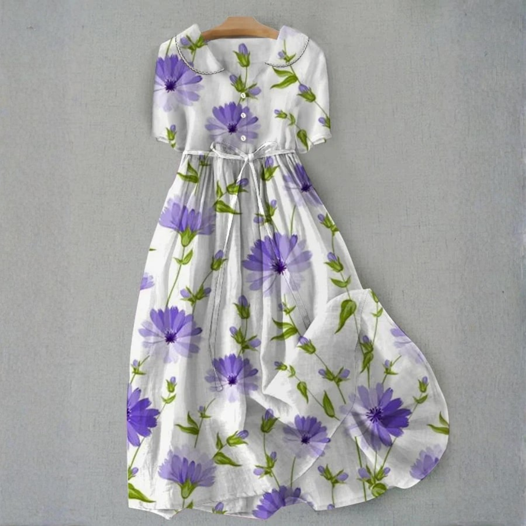 Violet | Floral Maxi Dress