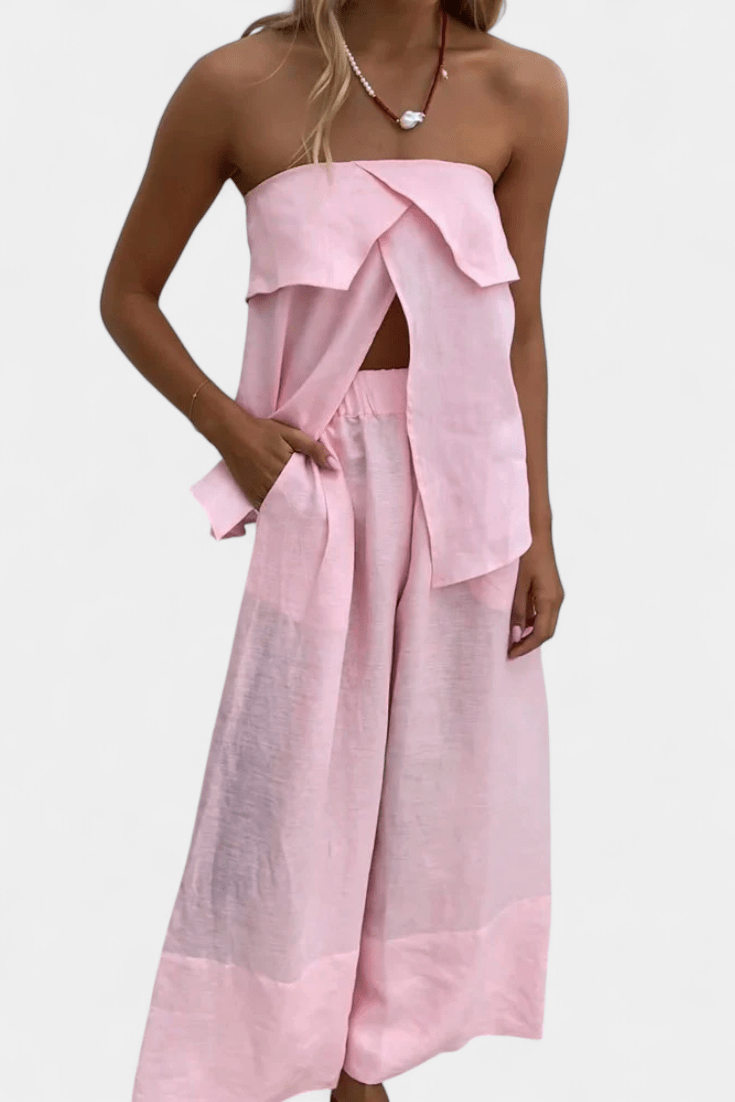 Oriana | Bandeau Top &amp; Skirt