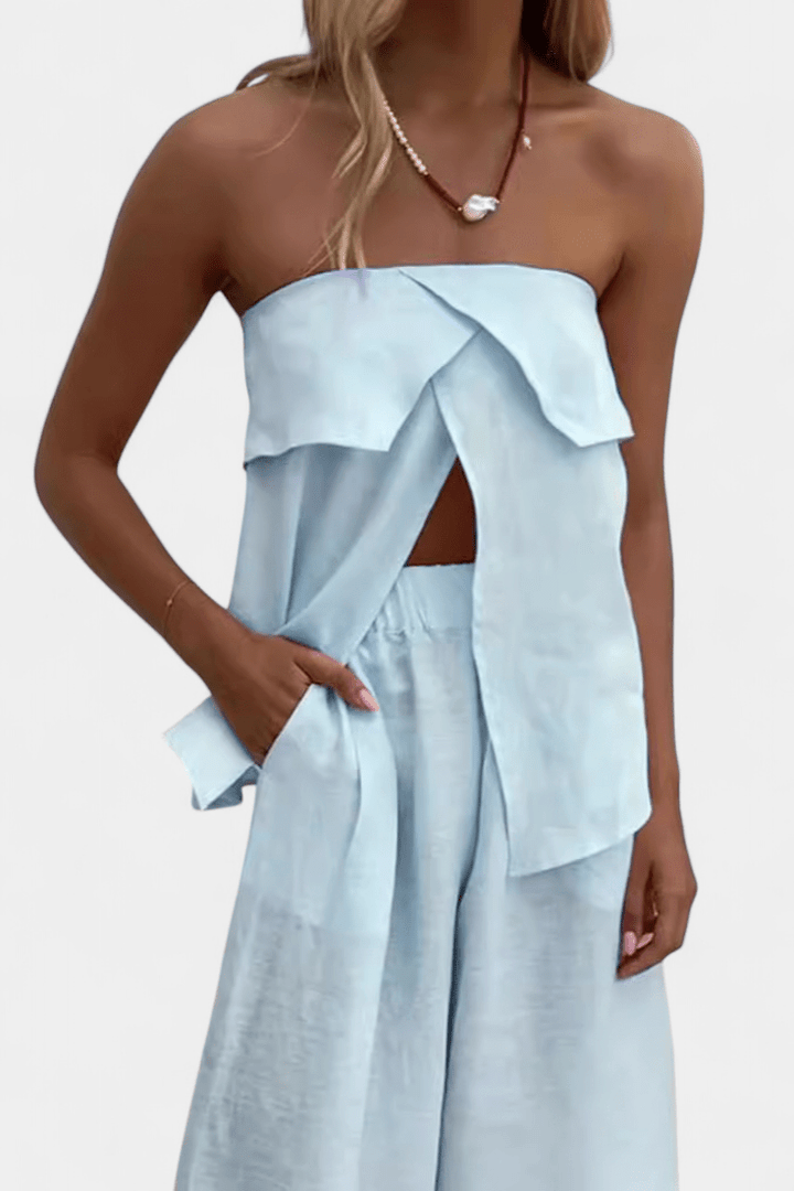 Oriana | Bandeau Top &amp; Skirt