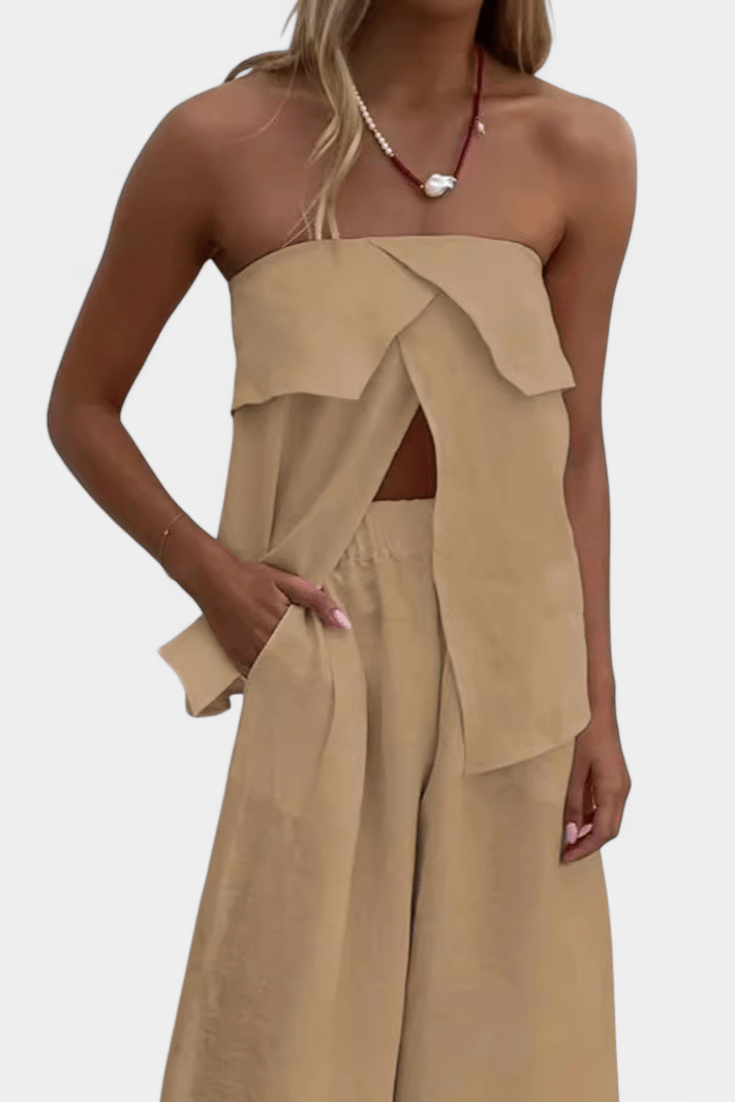 Oriana | Bandeau Top &amp; Skirt