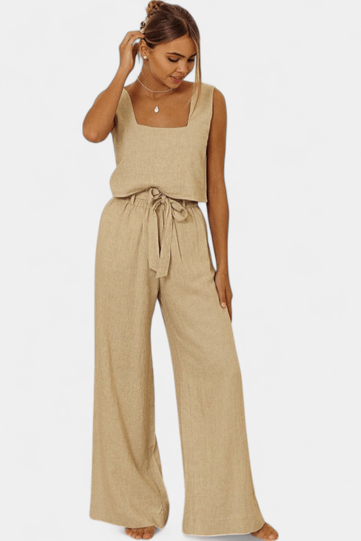 Pascuala | Sleeveless Top &amp; Trousers