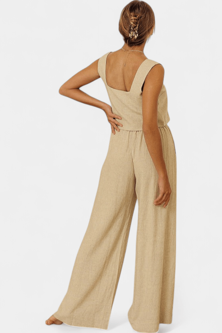 Pascuala | Sleeveless Top &amp; Trousers
