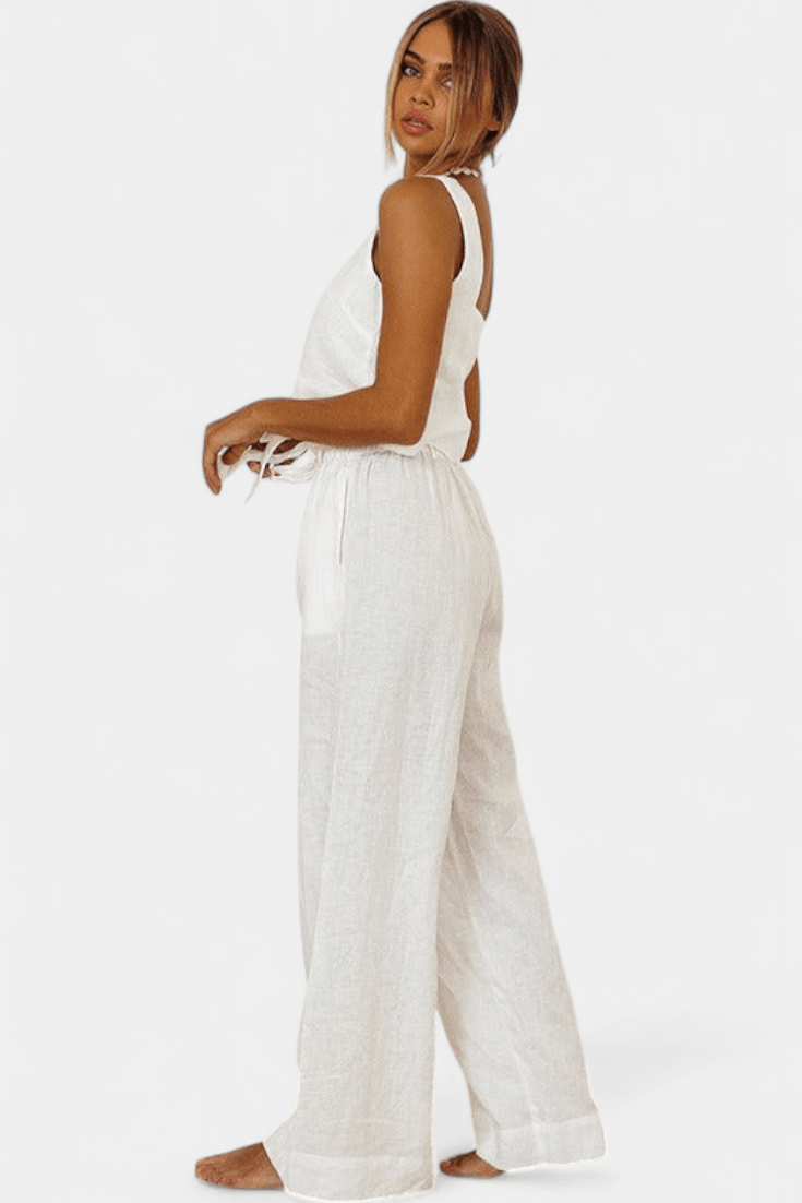Pascuala | Sleeveless Top &amp; Trousers