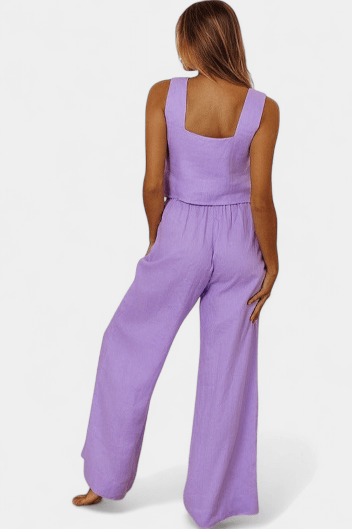 Pascuala | Sleeveless Top &amp; Trousers