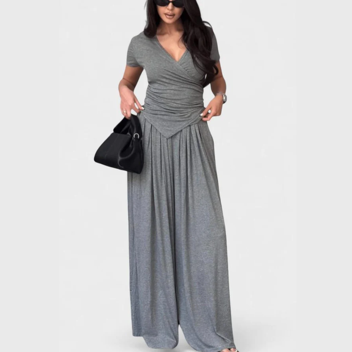 Ruslana | Wrap Top &amp; Trousers