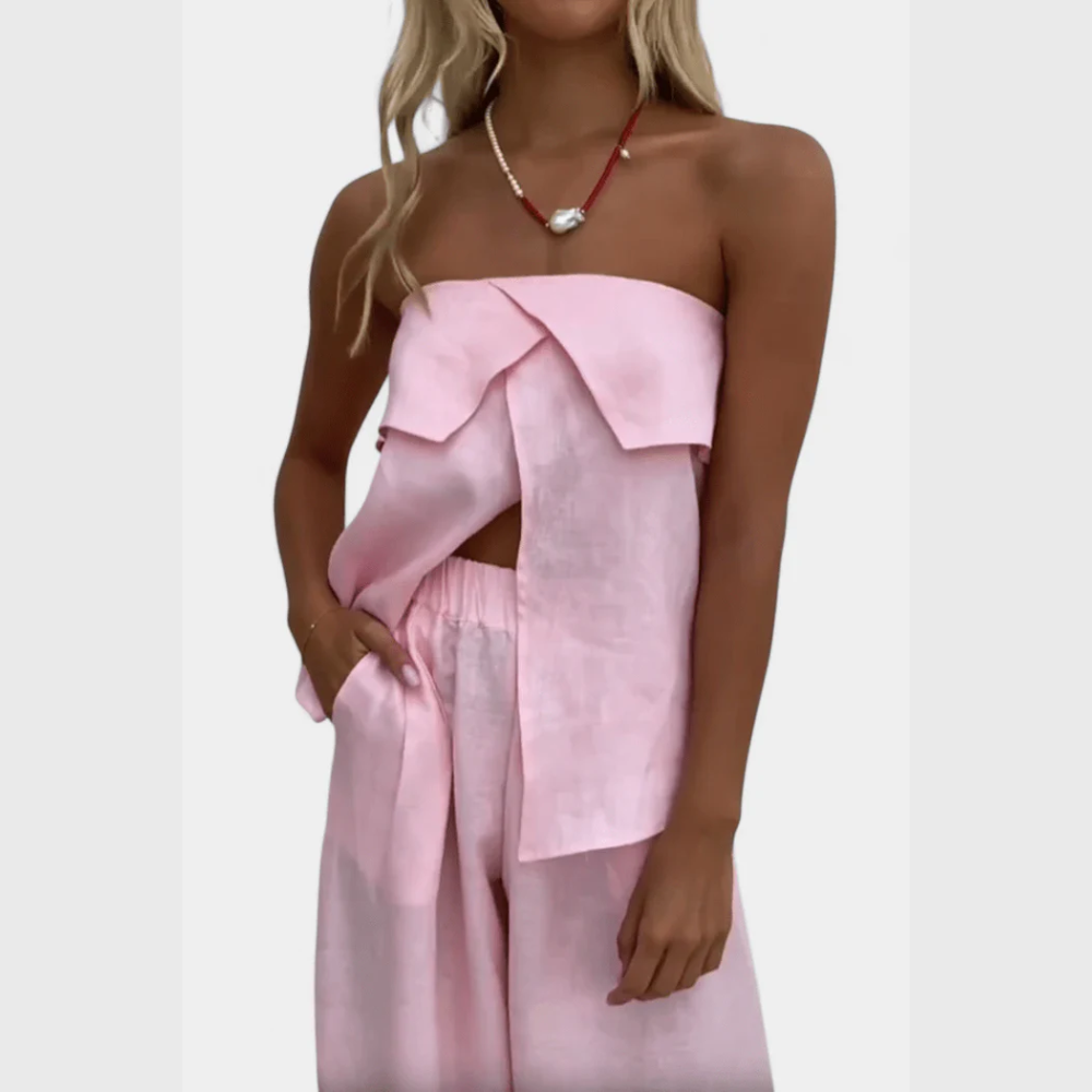 Oriana | Bandeau Top &amp; Skirt