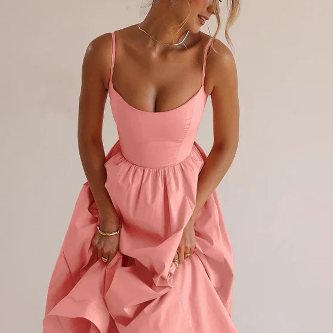 Bailey - Sleeveless Fit & Flare Midi Dress