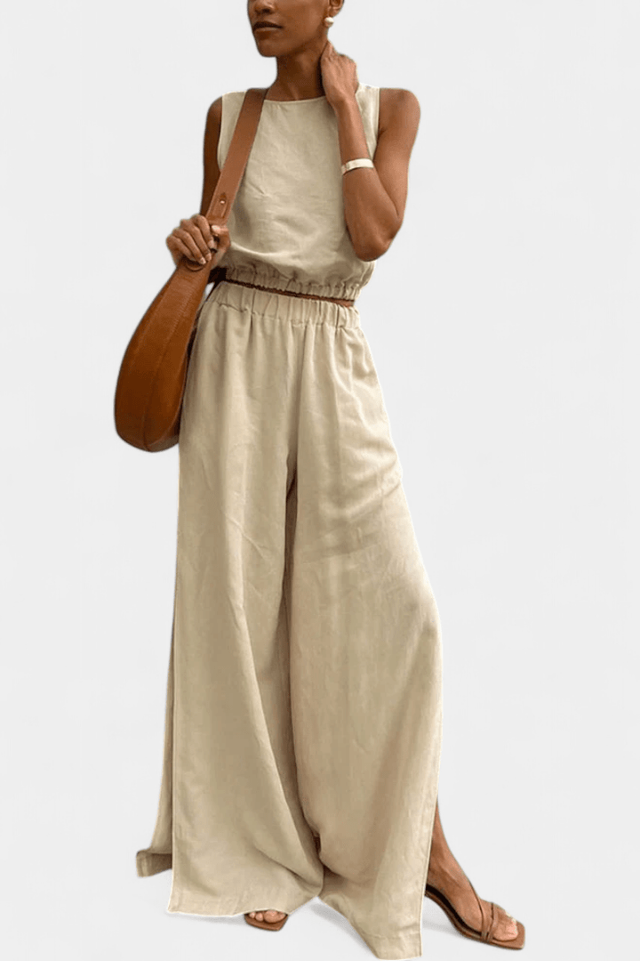 Portia | Strapless Top &amp; Trousers