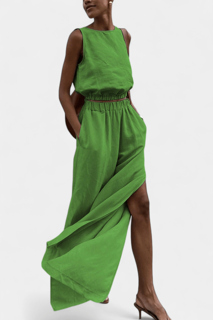 Portia | Strapless Top &amp; Trousers